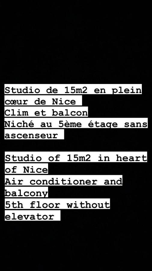 Studio Plein Coeur De Nice 24 24H 7 7J Eksteriør billede